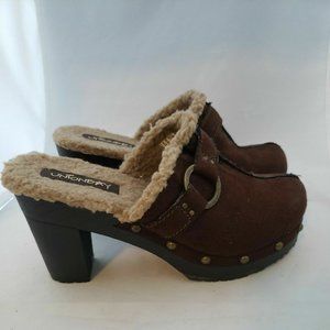 Y2K Unionbay Womens Spud Clog Brown Size 7.5